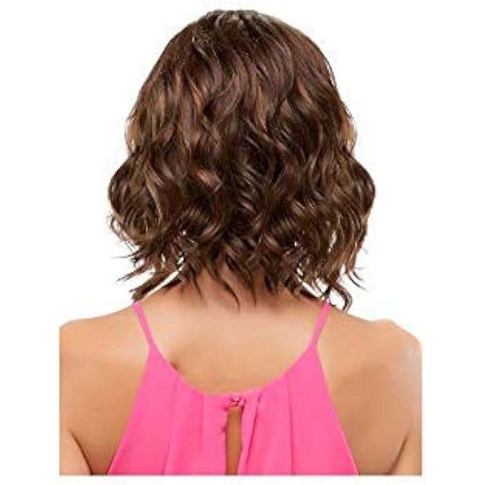 DILLARDS Women Short Wigs Brown Natural Curly Wigs (B0994Xwvhs) - Image 3